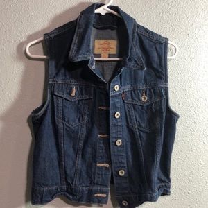 Levi brand jean vest